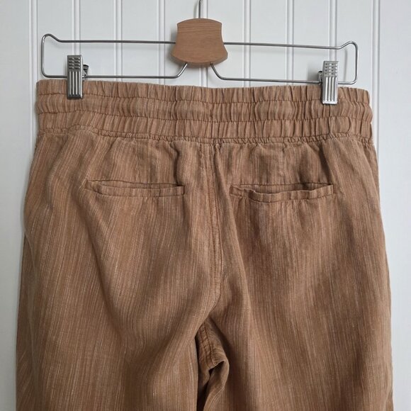 Athleta Cabo Linen Textured Wide Leg Pant, Rain Dance Size 6 - Picture 8 of 8